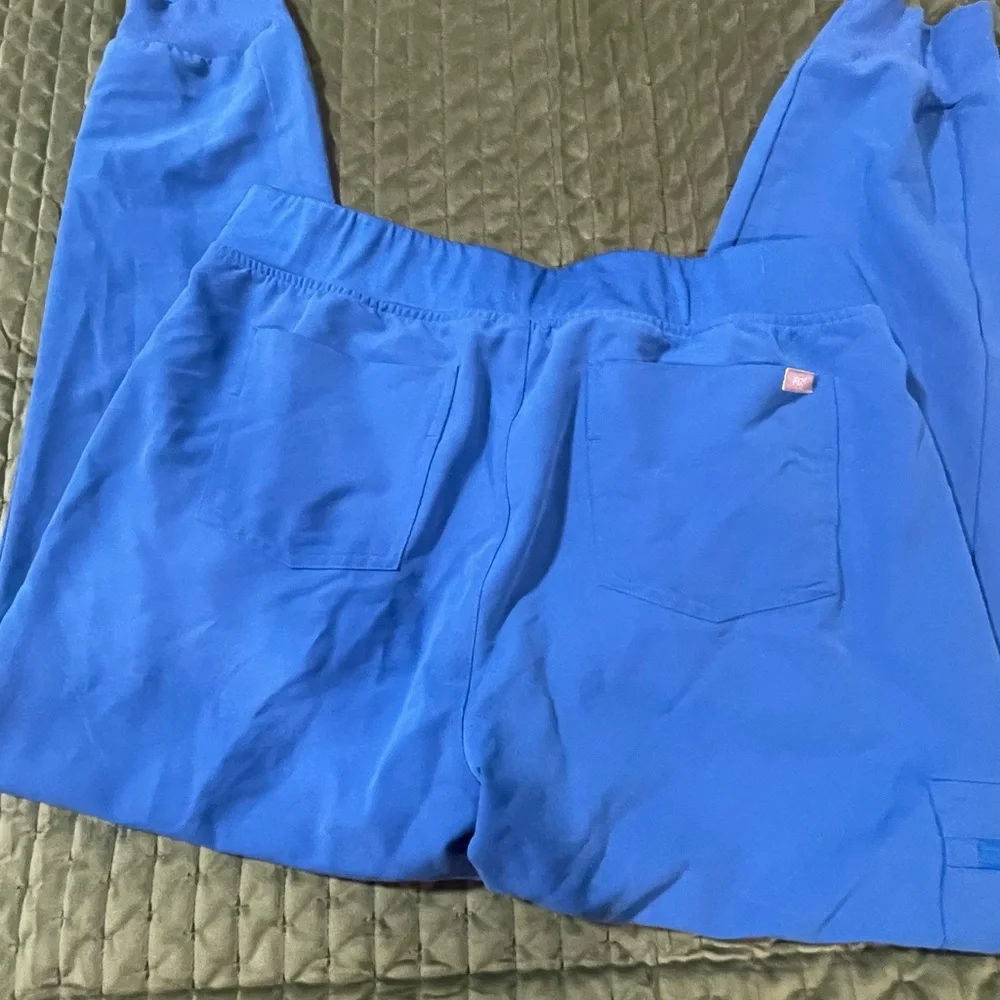 Figs Technical Collection blue‎ jogger scrubs size large